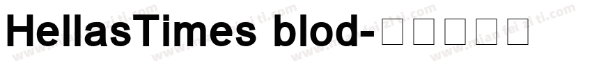 HellasTimes blod字体转换